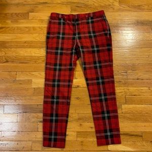 Plaid dress pants